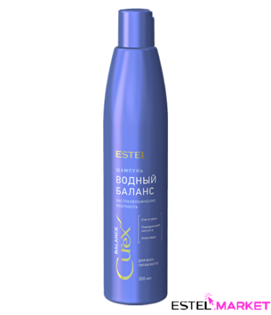 Estel Curex Balance Шампунь «Водный баланс» для всех типов волос, 300 мл фото