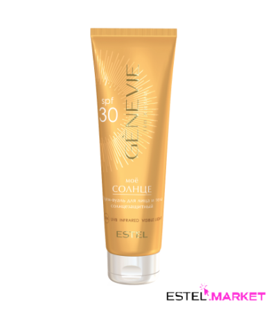 Genevie «Моё солнце» Солнцезащитный крем-вуаль для лица и тела SPF 30, 150 мл фото