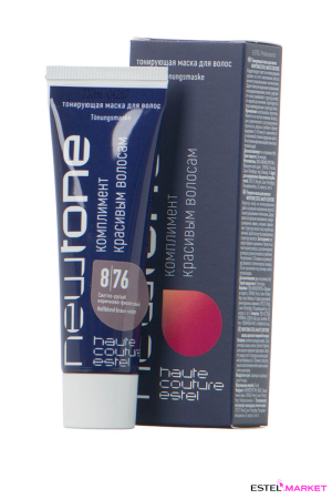 Estel NewTone Тонирующая маска для волос 8/76, 60 мл фото