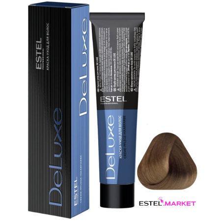 Estel DeLuxe 8/71 Светло-русый коричнево-пепельный, 60 мл фото