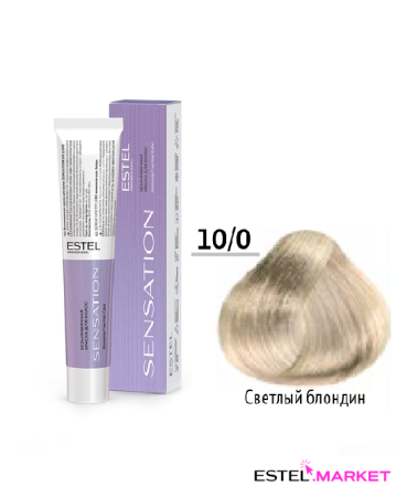 Estel DeLuxe Sensation 10/0 Светлый блондин, 60 мл фото