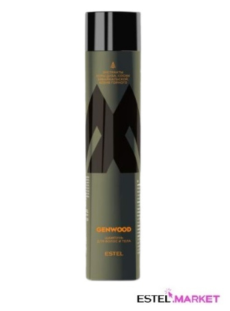 Шампунь  для волос и тела  ESTEL ALPHA GENWOOD, 300 мл  фото