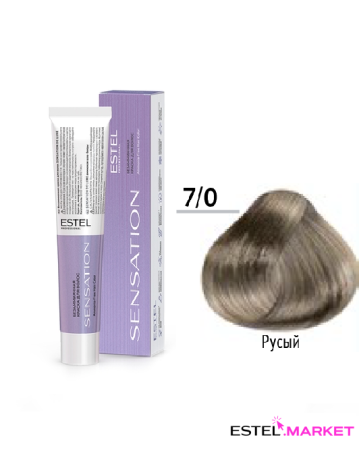 Estel DeLuxe Sensation 7/0 Русый, 60 мл фото