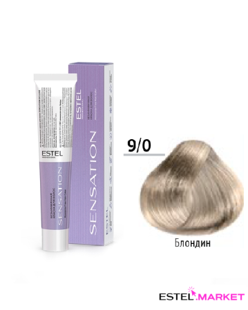 Estel DeLuxe Sensation 9/0 Блондин, 60 мл фото