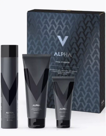 Набор ESTEL ALPHA "Наш. Родной" (Шампунь + гель д/душа + крем д/рук) фото