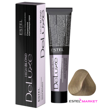 Estel De Luxe High Blond 118 Пепельно-жемчужный блондин ультра фото