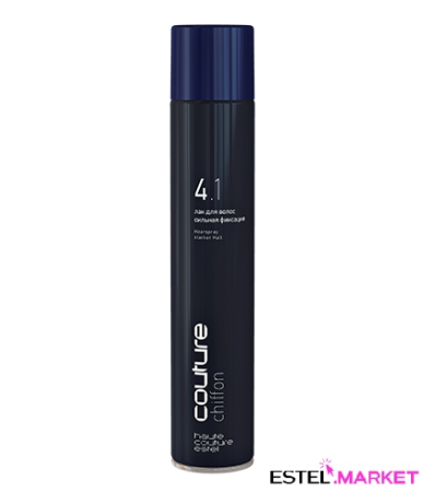 Estel Haute Couture Лак для волос Chiffon 4.1 сильной фиксации, 500 мл фото