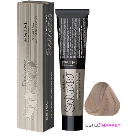 Estel DeLuxe Silver 10/76 Светлый блондин коричнево-фиолетовый фото