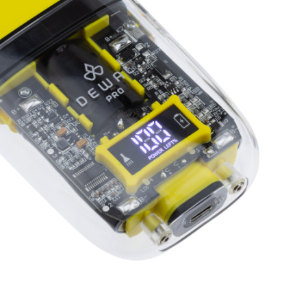 Шейвер для проработки контуров и бороды DEWAL PRO BARBER STYLE NEON YELLOW фото