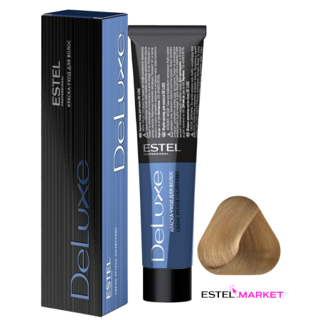 Estel DeLuxe 10/17 Светлый блондин пепельно-коричневый, 60 мл фото