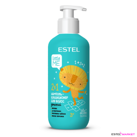 Estel Little Me Детский шампунь-кондиционер для волос 2 в 1 Легкое расчесывание, 300 мл фото