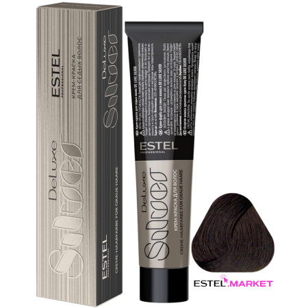 Estel DeLuxe Silver 4/75 Шатен коричнево-красный фото