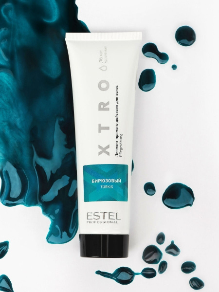Пигмент прямого действия Estel XTRO White, тон бирюзовый, 100 мл купить Пигмент прямого действия Estel XTRO White, тон бирюзовый, 100 мл фото