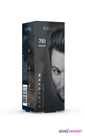 Краска-камуфляж для седины ALPHA 7/0 Русый, набор фото